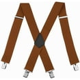 thumbnail image 1 of Mens Braces For Trousers 4 x Strengthened Clips,Elastic Adjustable X Shape Trouser Braces With Clips,Heavy Duty Trouser Braces With Clips, 1 of 1