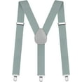 thumbnail image 1 of Mens Braces, Mens Suspenders with Strong Metal Clips, 3.5cm Wide Heavy Duty Suspenders, Adjustable Elastic Suspenders, 1 of 1