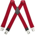 thumbnail image 1 of Mens Braces with Strong Metal Clips, Adjustable Heavy Duty Brace Suspenders, 1 of 1
