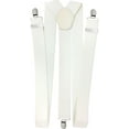 thumbnail image 1 of Mens Braces with Very Strong Metal Clips Heavy Duty Suspenders One Size Fits All Men and Women, Adjustable 25mm Wide Elastic Y Style Suspender, 1 of 1