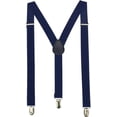 thumbnail image 1 of Mens Braces with Very Strong Metal Clips Heavy Duty Suspenders One Size Fits All Men and Women, Adjustable 25mm Wide Elastic Y Style Suspender, 1 of 1