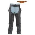 thumbnail image 1 of Mens Braided Leather Chaps with Gathering in Inner Thighs - 9XL, 1 of 1