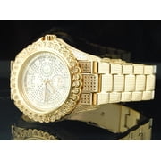 Mens Brand New Bling 1 Row Diamond Watch Joe Rodeo JoJo Illusion Band