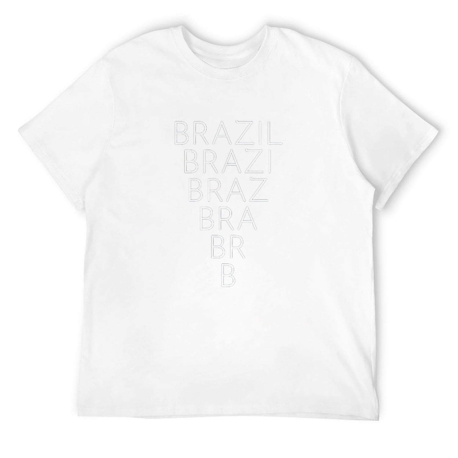 Men's Brazil Chic T-Shirt - Rio De Janeiro Beach Design With Palm Trees