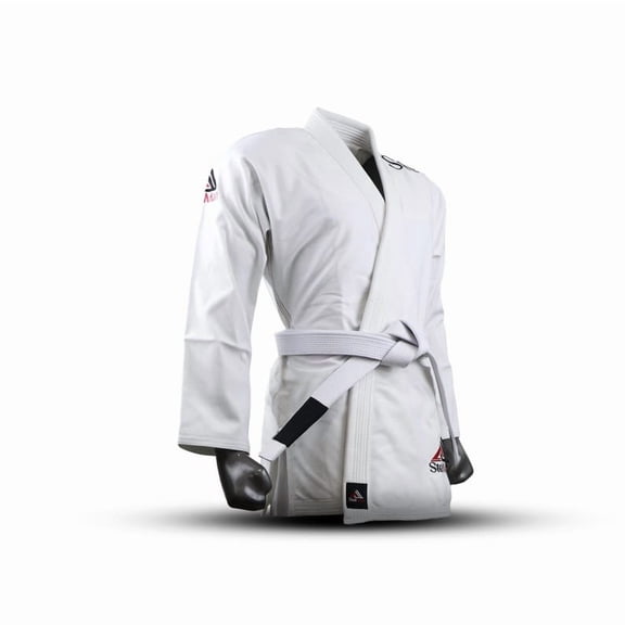 StellMan Men’s BJJ Gi with White Belt – Durable Brazilian Jiu Jitsu Kimono for Training