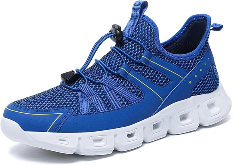 Mens Breathable Mesh Slip-On Fashion Sneakers with Elastic  display picture 1