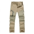 thumbnail image 1 of Mens Breathable Outdoor Sports Hiking Pants Patchwork Casual Straight Baggy Trousers Patchwork Cargo Pant with Zipper Pockets, 1 of 4