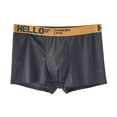 thumbnail image 1 of Mens Briefs Tbopshirt Mens Briefs,Mesh Men's Underwear Mid-waist Breathable Men's Shorts Comfortable Skin-friendly Shorts,Mens Underwear Briefs,Gifts for Men, 1 of 3
