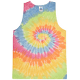 thumbnail image 1 of Mens Bright & Cheerful Cotton Tie Dye Tanktop, Large Eternity, 1 of 4