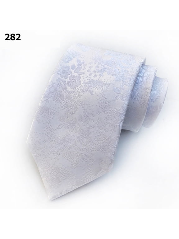 Mens Bright Color Floral Neck Ties High Grade Business 8CM Wide Tie Flower Print