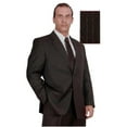 thumbnail image 1 of Mens Brown Pinstripe 140 S Wool Business Suits, 1 of 1