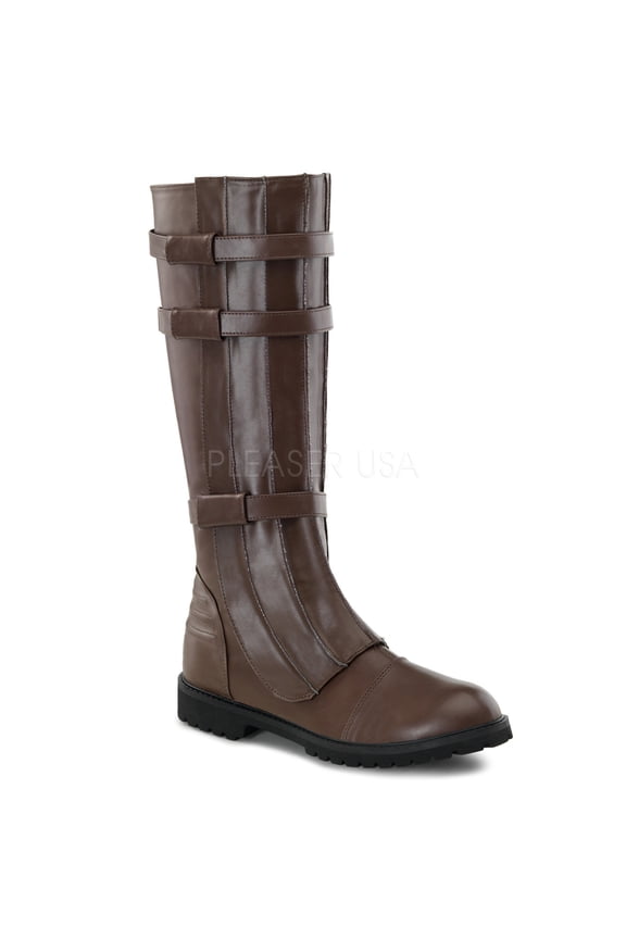 Mens Brown Walker Jedi Costume Boots Large size 12-13