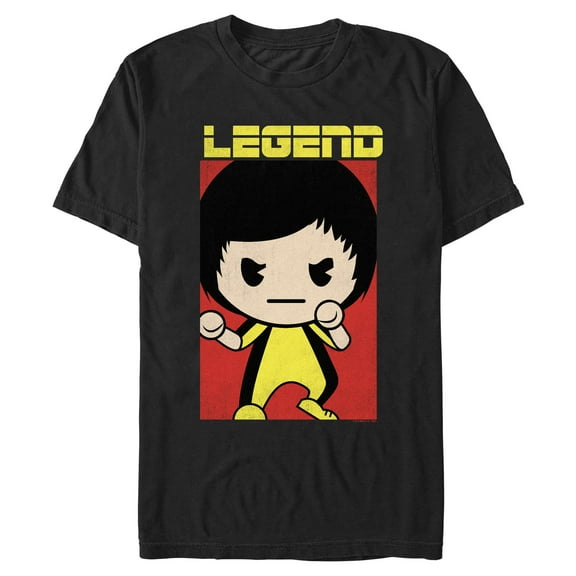 Mens Bruce Lee Chibi Legend T Shirt