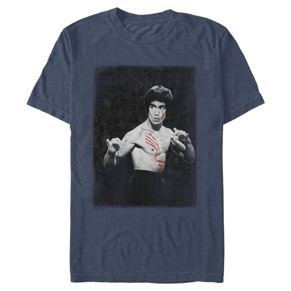 Mens Bruce Lee Faded Poster T Shirt