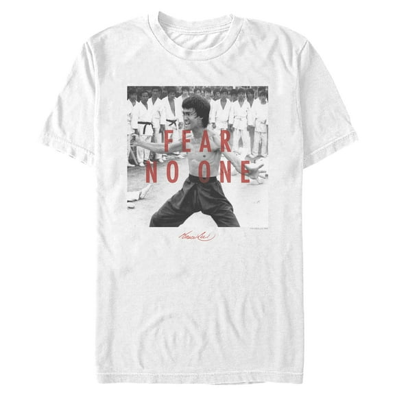 Mens Bruce Lee Fear No One T Shirt