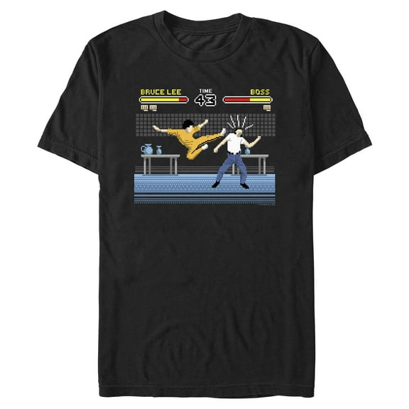 Mens Bruce Lee Game Fight T Shirt