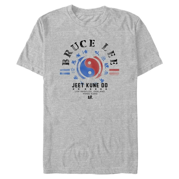 Mens Bruce Lee Jeet Kune Do Faded Logo T Shirt
