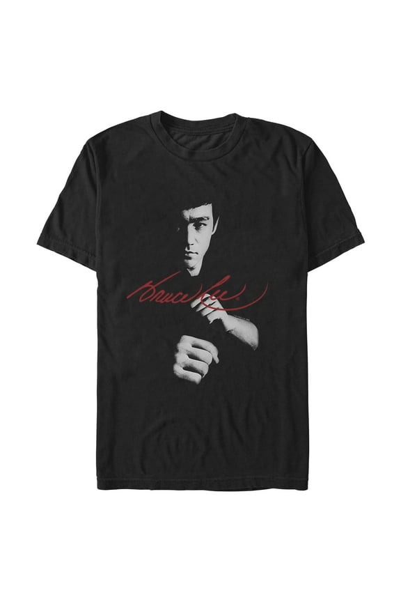 Mens Bruce Lee Legend Signature T Shirt