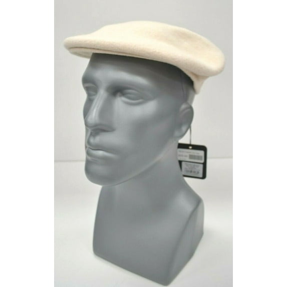 Mens Bruno Capelo Bone/Ivory Cap 100% Wool Hat ML-418