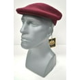 thumbnail image 1 of Mens Bruno Capelo Burgundy Ivy Cap 100% Wool Hat ML-417, 1 of 4