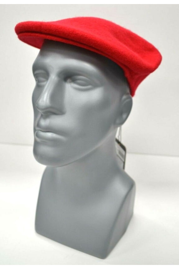 Mens Bruno Capelo Red Ivy Cap 100% Wool Hat