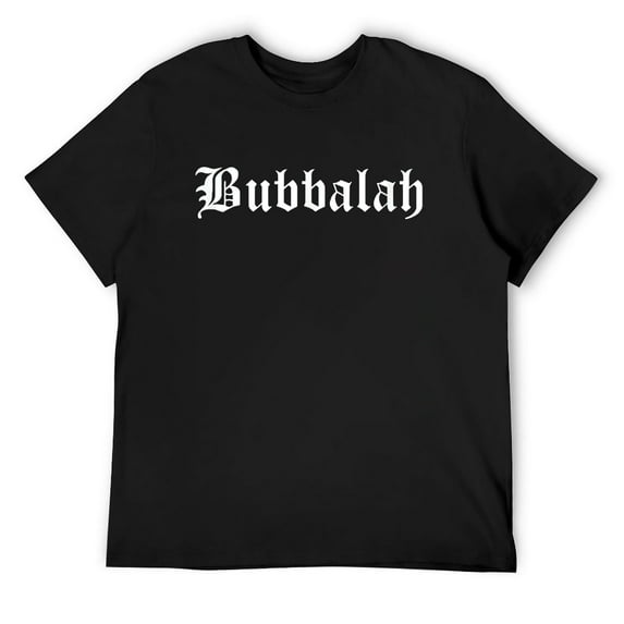 Mens Bubbalah Yiddish Jewish Dear Baby Child Bubbala Hebrew T-Shirt Black X-Large