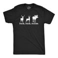 thumbnail image 1 of Mens Buck Moose T Shirt Funny Deer Hunting Elk Hunter Joke Tee for Guys Graphic Tees, 1 of 7