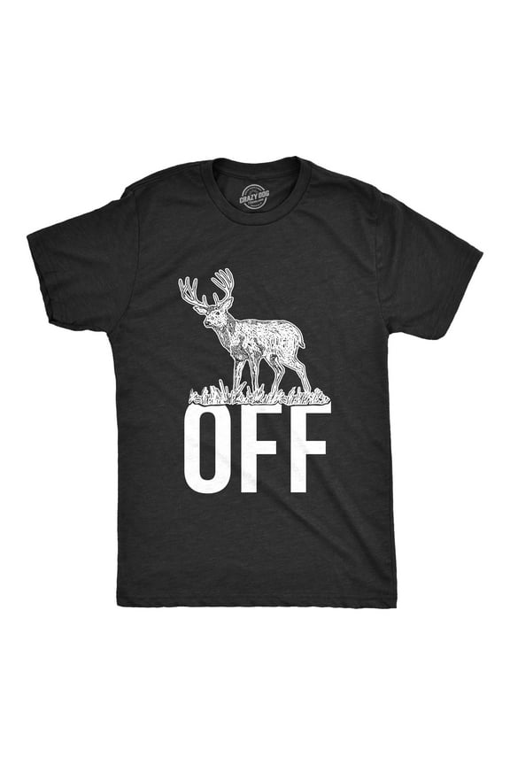 Mens Buck Off Funny T shirts Hunting Deer Tee Hilarious Offensive Novelty T shirt Graphic Tees