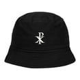 thumbnail image 1 of Mens Bucket Hat Chi Rho Chrismon Embroidered Washed Cotton Classic Bucket Hat, 1 of 2