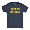 thumbnail image 1 of Mens Buenos Nachos T Shirt Funny Good Night Snack Nacho Cheese Graphic Novelty Tee Graphic Tees, 1 of 9
