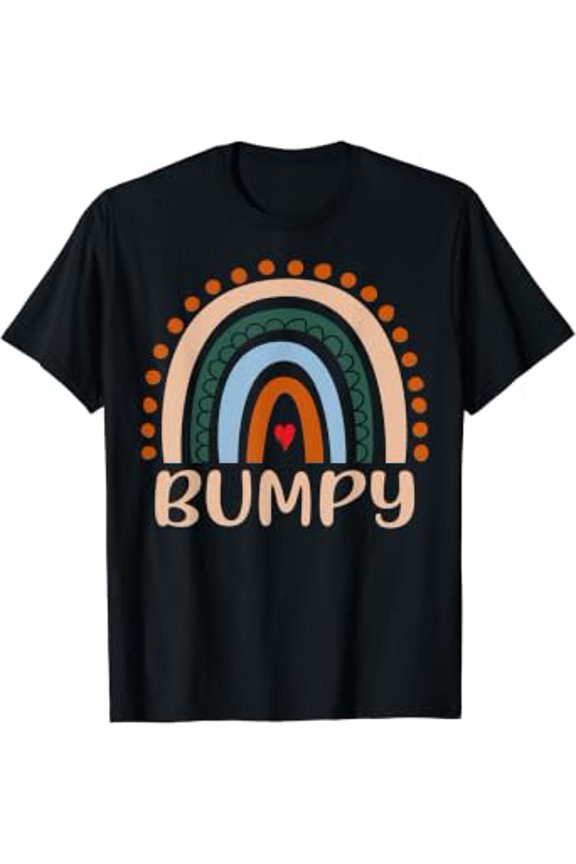 Mens Bumpy Rainbow, Boho Rainbow Bumpy, Cool Dad Fathers Day T-Shirt