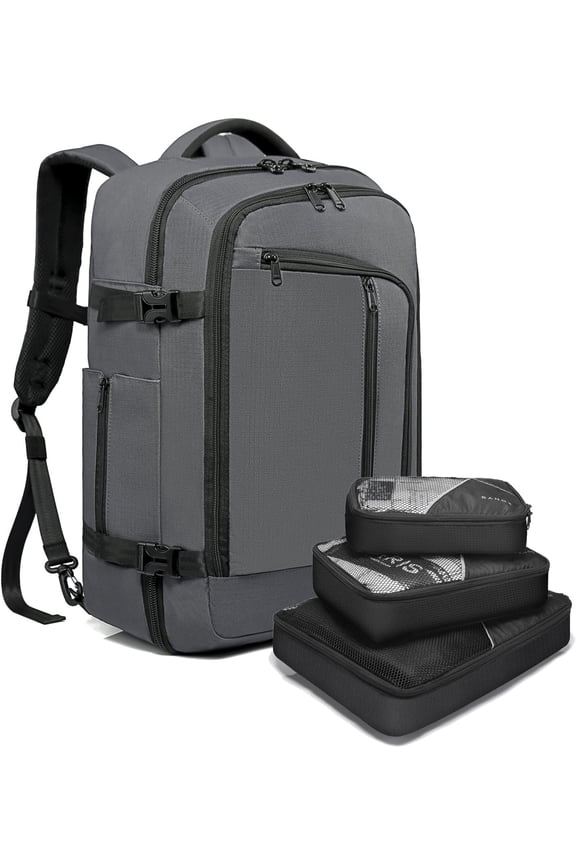 Mens Business Backpack for Work, Computer Backpacks Fits for 17.3 Inch Notebook,Convertible Backpack Briefcase for Traveling