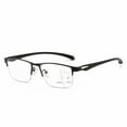 thumbnail image 1 of Mens Business Half Rimless Progressive Reading Glasses Metal Rectangular Multi-focal Presbyopia Glasses Classic Readers +1.50, 1 of 6