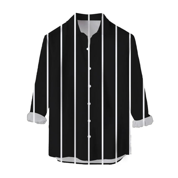 Mens Button Down Shirts Free 4-Way Stretch Print Business Casual Shirt