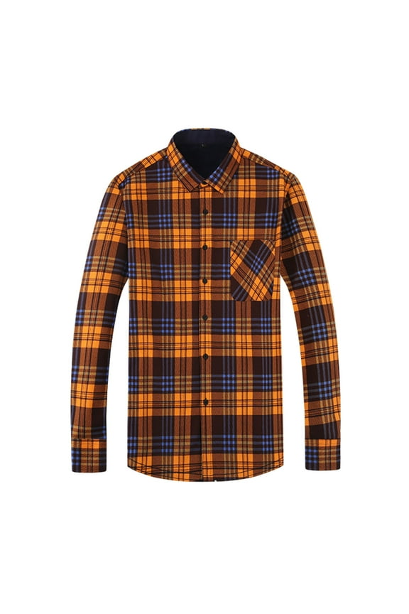 Mens Button Down Shirt Mens Body Romper Baggy Shirts Printed Top Metallic Blouse Corduroy Shirt Jacket Loose Casual Top A Shirts for Men Pack Long Button Dress Men Mesh Sleeve Men's And Orange XL