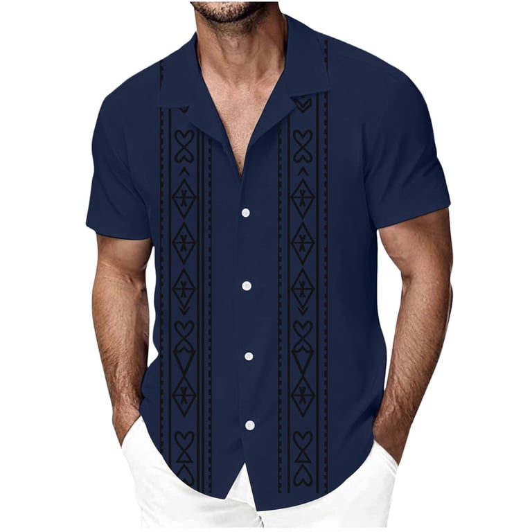 tribal dress shirts Island Tribal Button Up Aloha Dress Shirt
