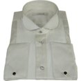 thumbnail image 1 of Mens CEREMONIA Tuxedo Formal Shirt 100% Cotton Turkey Slim Fit #stn 17 abt ivory, 1 of 3
