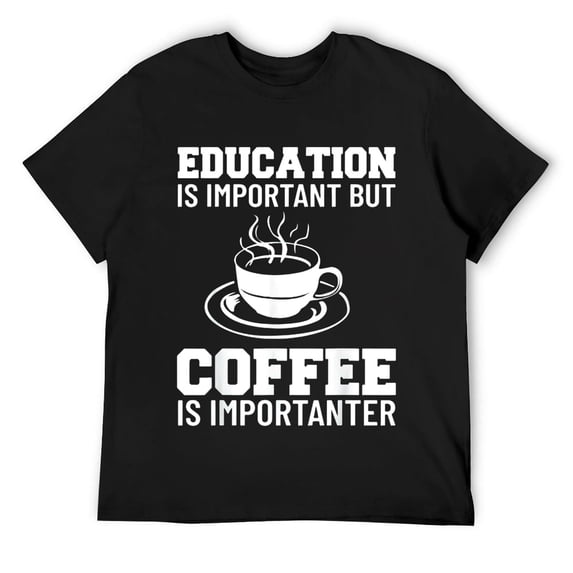 Mens Caffeine T-Shirt Black