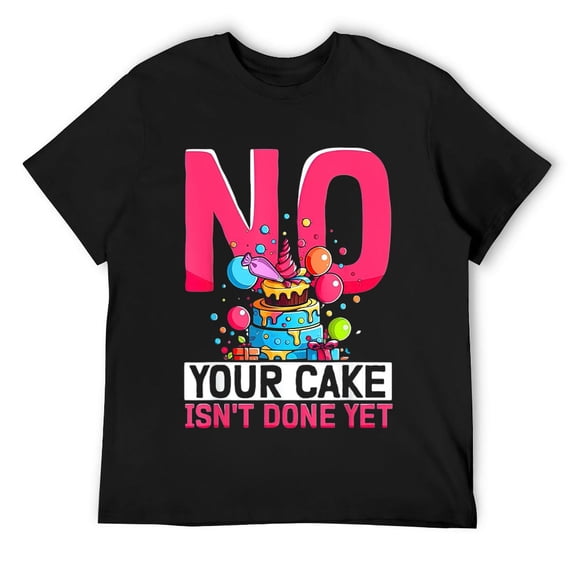Mens Cake Decorator Pastry Chef Cake Baker T-Shirt Black