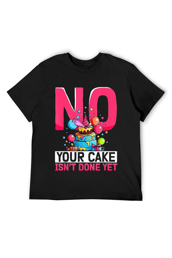 Mens Cake Decorator Pastry Chef Cake Baker T-Shirt Black