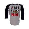 thumbnail image 1 of Mens California Republic Bear Half-Sleeve Baseball Shirt - Black/Grey - Large, 1 of 1