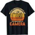 thumbnail image 1 of Mens Camera Lens Grandpa Photography Nature Photographer, Hobbyist T-Shirt mens -Shirt hert T-Shirt men，black，women，misfits，journey ，boys, 1 of 4