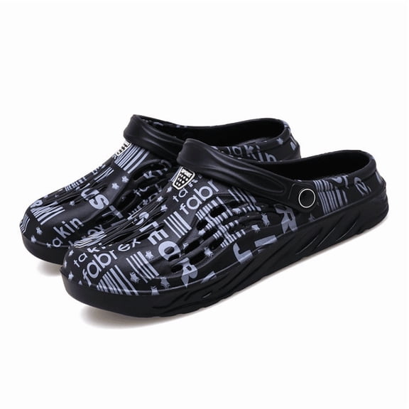 Mens Camo Clog Tie-dye Slide Sandals Shoes Breathable Slip on Garden Clogs Arch Support Outdoor Beach Slippers Work Shoes