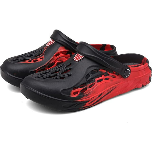 Mens Camo Clog Tie-dye Slide Sandals Shoes Breathable Slip on Garden ...
