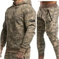 thumbnail image 1 of Mens Camo Tracksuit Casual Hooded Track Suits Long Sleeve Hoodie and Sweatpant Jogging Sweatsuit, 1 of 6