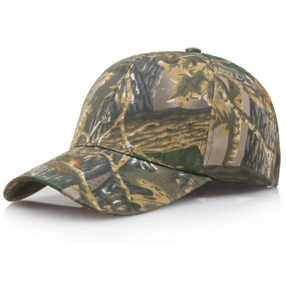 Mens Camouflage Military Adjustable Hat Camo Hunting Fishing Army Baseball Cap