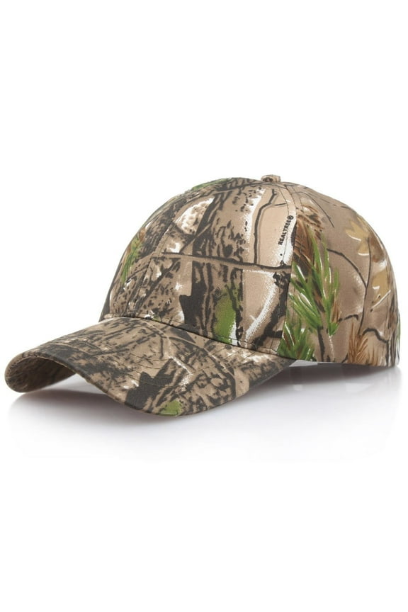 Mens Camouflage Military Adjustable Hat Camo Hunting Fishing Army Baseball Cap