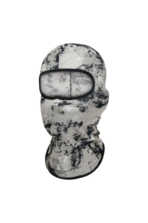 Mens Camouflage Quick Dry Cycling Face Masks, Breathable Helmet Liner and Neck Gaiter, Multipurpose Headwear for Outdoor Riding and Sports, Q