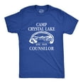 thumbnail image 1 of Mens Camp Crystal Lake T shirt Funny Graphic Camping Vintage Adult Novelty Tees Graphic Tees, 1 of 6
