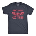 thumbnail image 1 of Mens Can't Spell Sausage Without USA T Shirt Funny 4th Of July Cookout Kitchen Tee Graphic Tees, 1 of 9